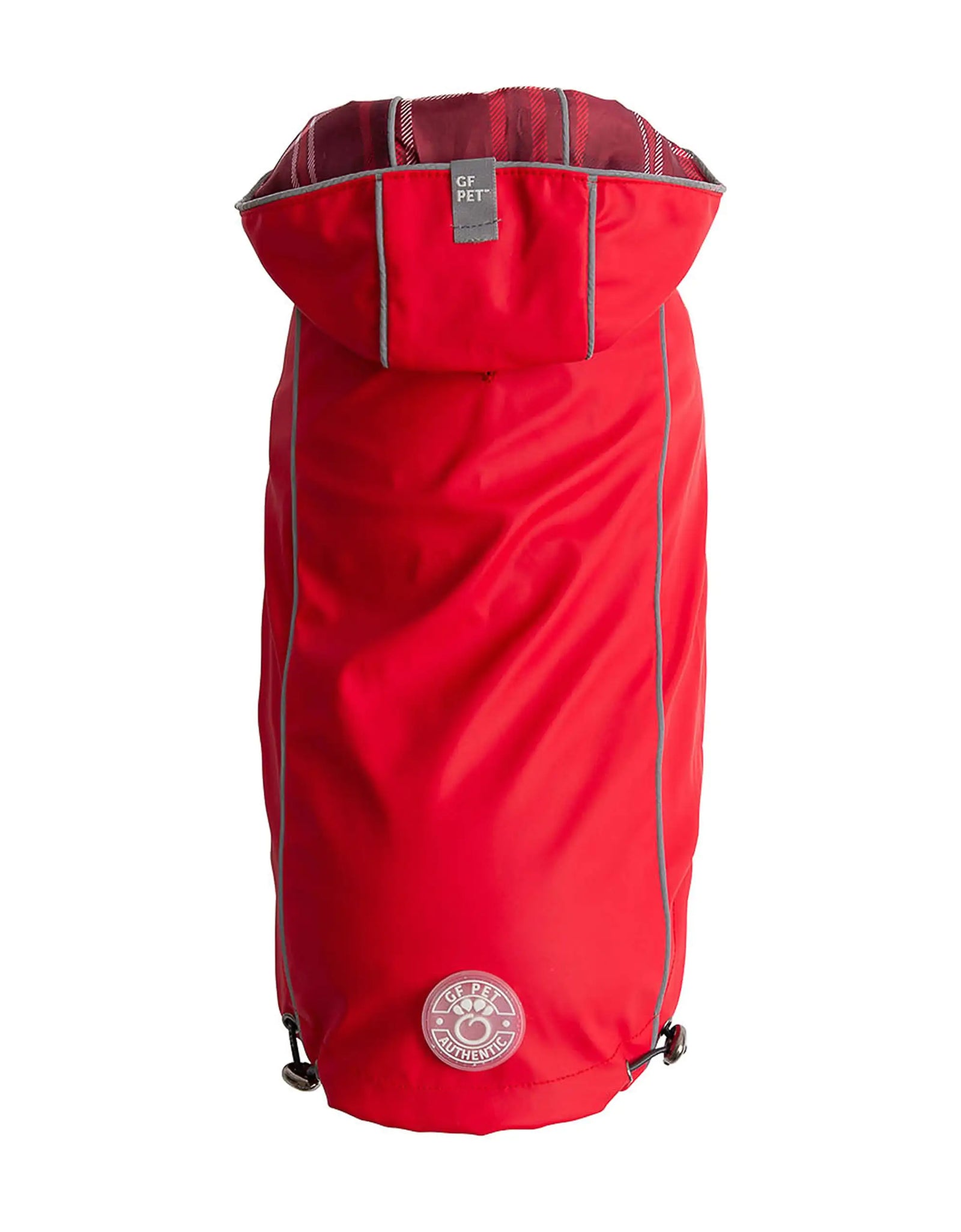 Reversible Elasto-Fit Raincoat - Red