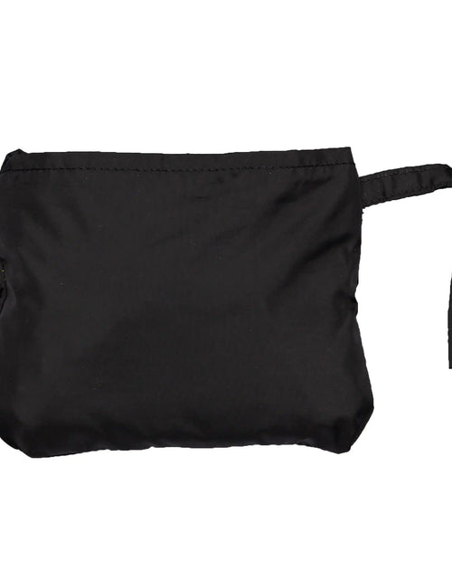 Load image into Gallery viewer, Black Packable Dog Raincoat
