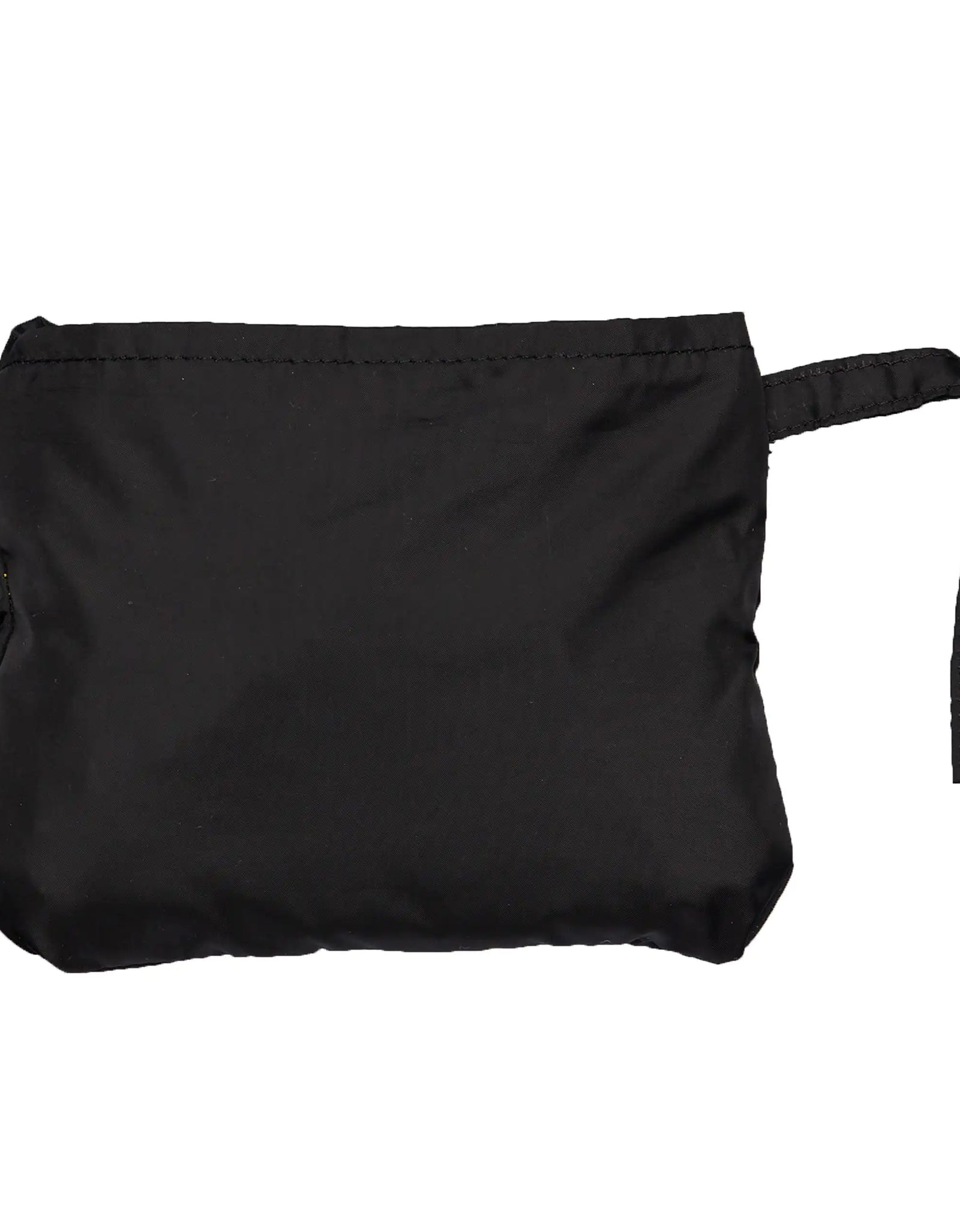 Black Packable Dog Raincoat