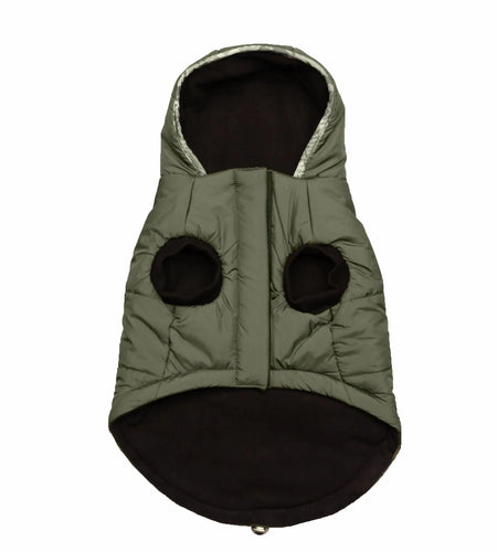 Dark Camo Army Dog Parka