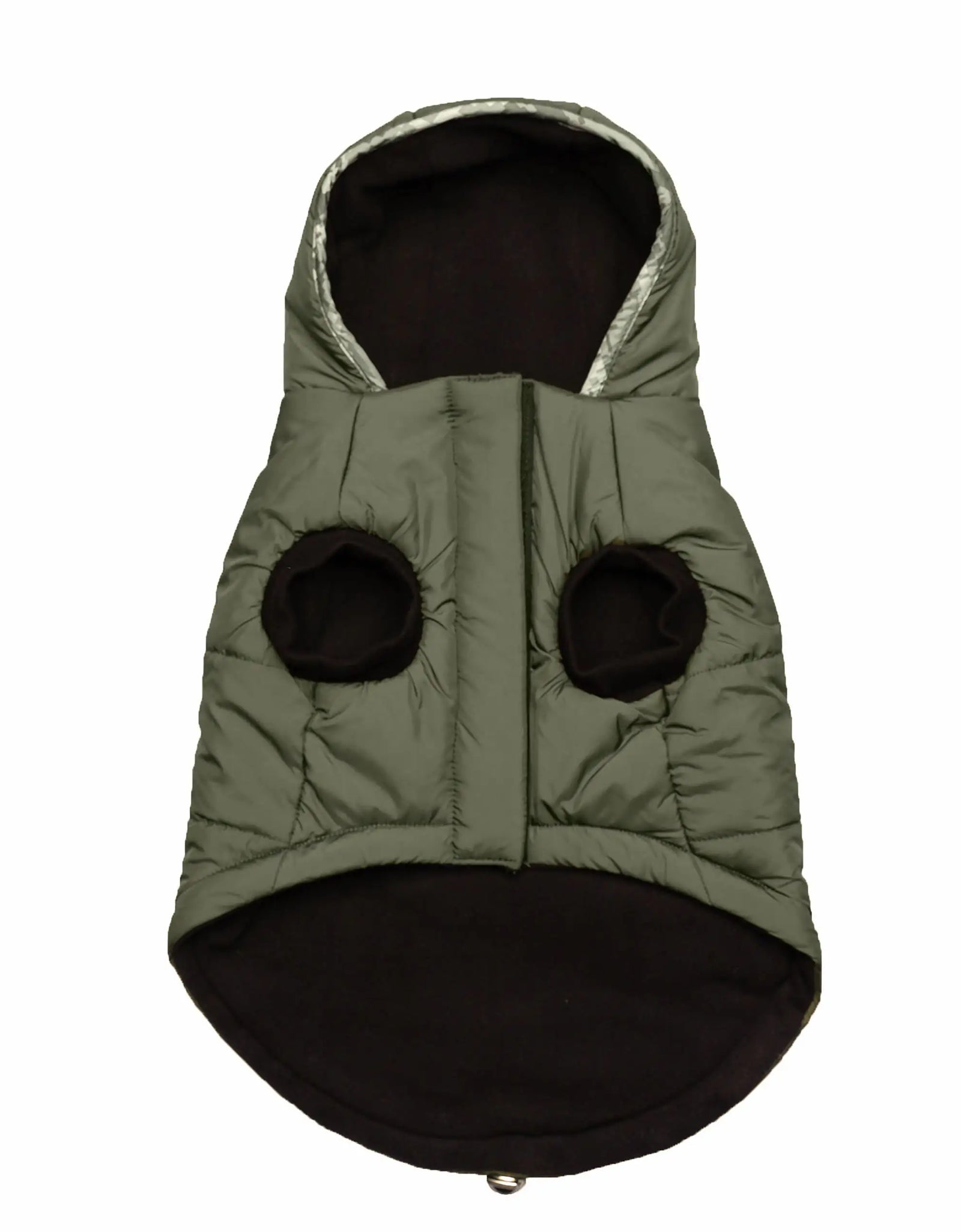 Dark Camo Army Dog Parka