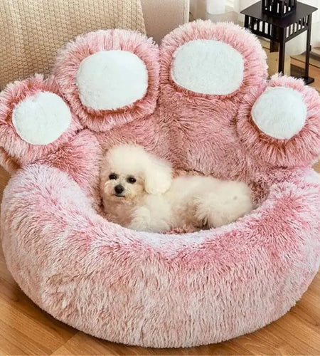 Pet Bear Paw Shape House Bed