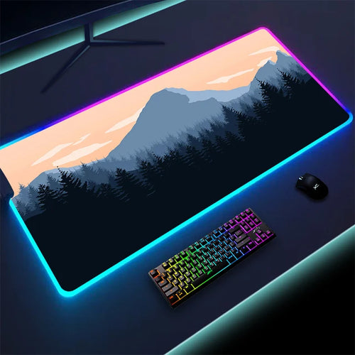Load image into Gallery viewer, Luminous LED Lighting Mouse Pad
