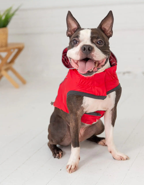 Load image into Gallery viewer, Reversible Elasto-Fit Raincoat - Red
